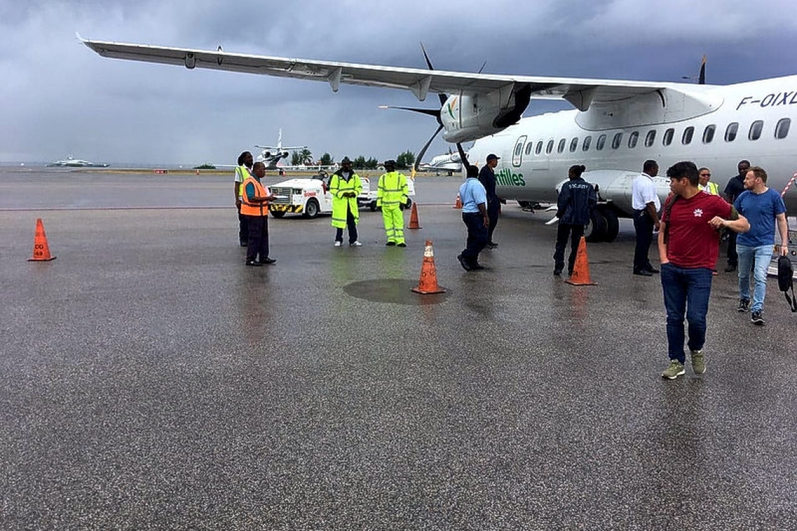 Winair flight to Curaçao flight makes emergency landing at PJIA